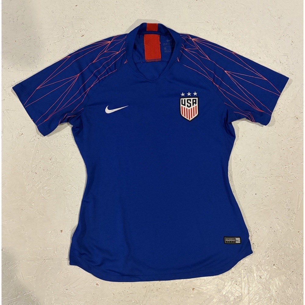 Nike Womens M USA Soccer Training Squad Jersey Top 2019 World Cup CJ4260-443
